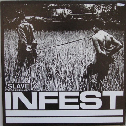 Infest – Slave (1988) - VG+ LP Record Deep Six / Draw Blank USA Green Vinyl & Insert - Rock / Hardcore