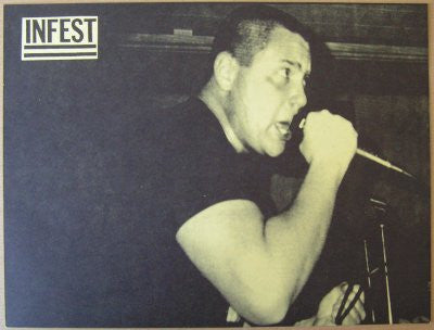 Infest – Slave (1988) - VG+ LP Record Deep Six / Draw Blank USA Green Vinyl & Insert - Rock / Hardcore - Shuga Records