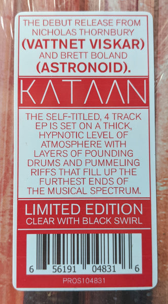 Kataan ‎– Kataan - New EP Record 2021 Prosthetic USA Clear With Black Swirl Vinyl - Death Metal / Progressive Metal / Black Metal - Shuga Records