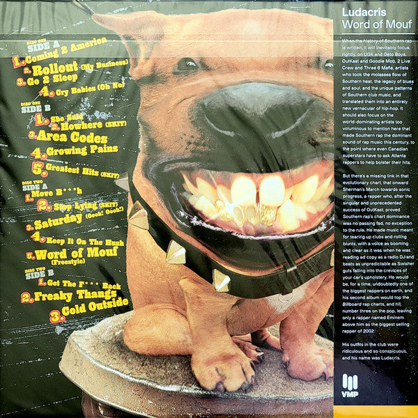 Ludacris ‎– Word Of Mouf (2001) - New 2 LP Record 2021 Def Jam/Vinyl Me, Please. USA Orange Galaxy Vinyl - Hip Hop - Shuga Records