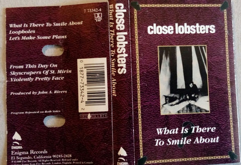 Close Lobsters – What Is There To Smile About - Used Cassette 1988 Enigma Tape - Alternative Rock / Indie Rock