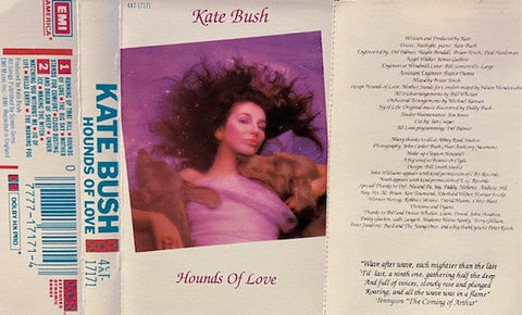 Kate Bush ‎– Hounds Of Love - Used Cassette 1985 EMI Tape - Pop / Electronic / Art Rock / New Wave