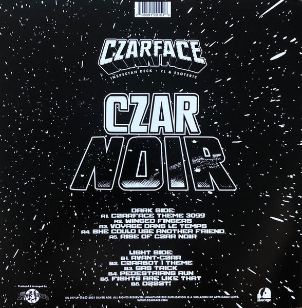 Czarface ‎– Czar Noir - New LP Record Store Day 2021 Silver Age RSD Vinyl & Comic Book - Hip Hop / Instrumental - Shuga Records