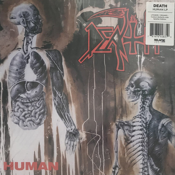 Death ‎– Human (1991) - New LP Record 2021 Relapse USA Custom Butterfly with Splatter Vinyl - Death Metal / Technical Death Metal - Shuga Records