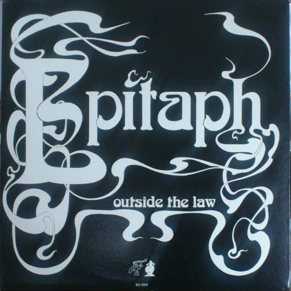 Epitaph – Outside The Law - VG+ LP Record 1974 Billingsgate USA Vinyl - Prog Rock / Hard Rock