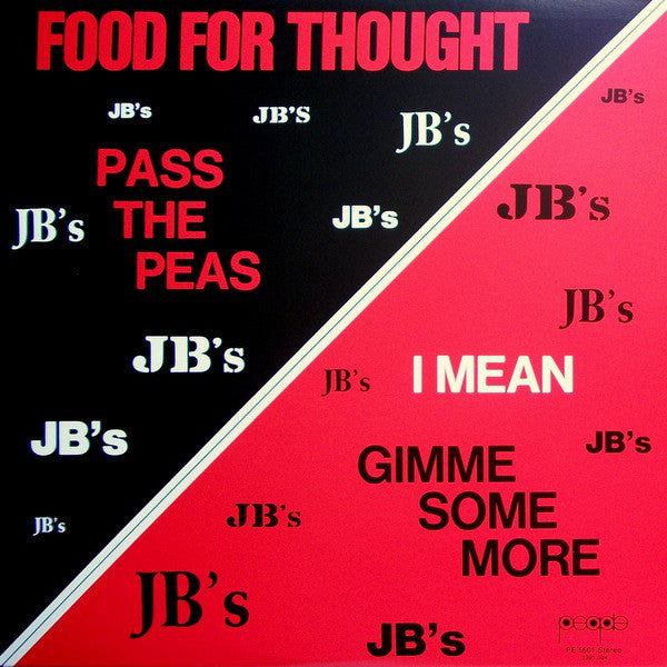 JB's (James Brown) ‎– Food For Thought - New Vinyl Record 2008 USA 180 gram Reissue - Funk