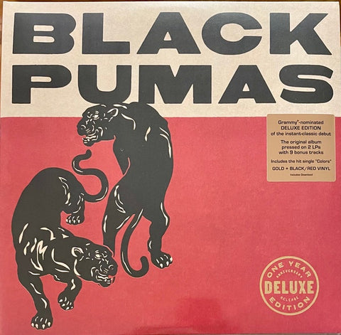 Black Pumas – Black Pumas (2019) - New LP Record 2021 ATO Gold & Red / Black & Red Marble Vinyl - Soul / Rock