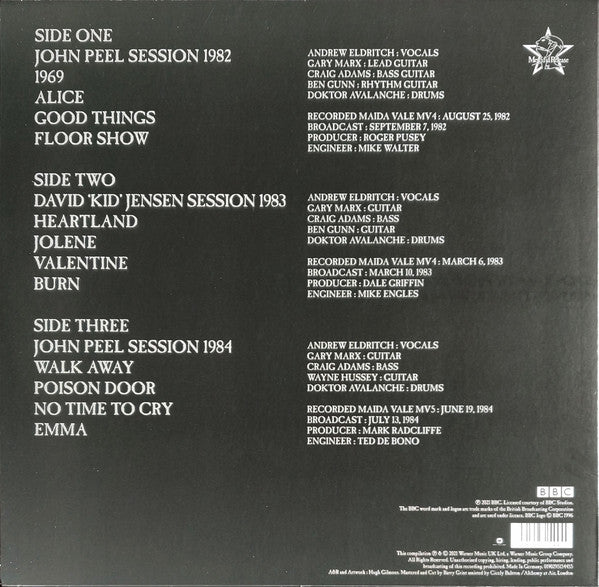 The Sisters Of Mercy ‎– BBC Sessions 1982-1984 - New 2 LP Record Store Day 2021 BBC/Merciful RSD 180 gram Smokey Vinyl - Industrial / oth Rock - Shuga Records