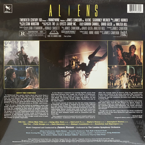 James Horner ‎– Aliens (Original Motion Picture 1986) - New LP Record Store Day 2021 Varèse Sarabande RSD Acid Blood Vinyl - Soundtrack - Shuga Records