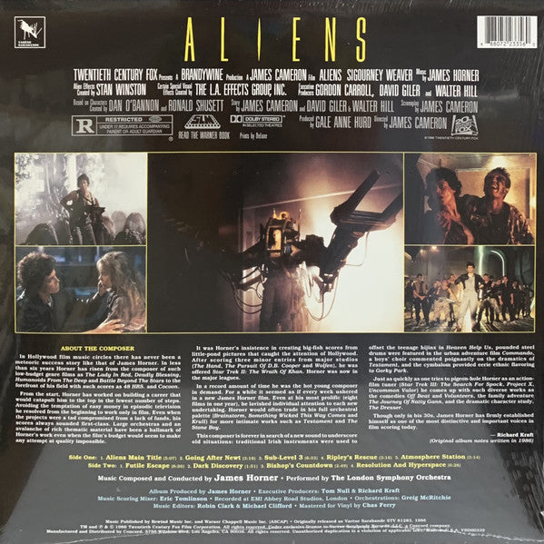 James Horner ‎– Aliens (Original Motion Picture 1986) - New LP Record Store Day 2021 Varèse Sarabande RSD Acid Blood Vinyl - Soundtrack