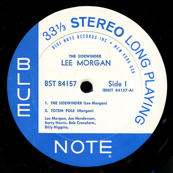 Lee Morgan – The Sidewinder - VG+ LP Record 1964 Blue Note USA Stereo RVG EAR NYC Vinyl - Jazz / Hard Bop - Shuga Records