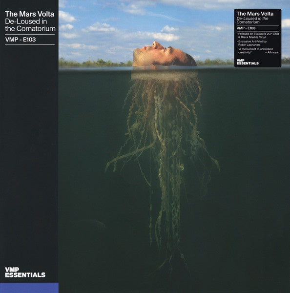 The Mars Volta - De-Loused In The Comatorium (2003) - New 2 LP Record 2021 Vinyl Me Please Clouds Hill Gold & Black Marble Vinyl, Print, Poster, OBI - Rock / Prog Rock - Shuga Records