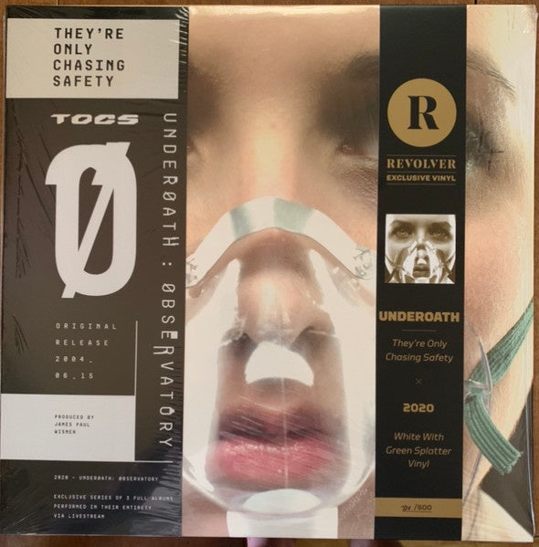 Underoath – They're Only Chasing Safety (2004) - New LP Record 2021 Tooth & Nail Revolver Magazine Exclusive USA White / Green Marbled Vinyl & Numbered - Post-Hardcore
