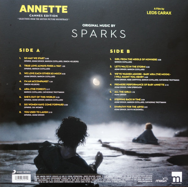 Sparks – Annette (Cannes Edition - Selections From The Motion Picture) - New LP Record 2021 Milan Europe Import 180 gram Black Vinyl & Poster - Soundtrack
