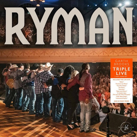 Garth Brooks ‎– Triple Live (Ryman Version) - New 3 LP Record 2020 Pearl Vinyl - Country