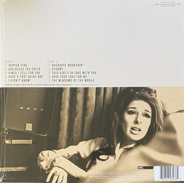 Bobbie Gentry ‎– Windows Of The World (1969) - New LP Record Store Day 2021 UMC RSD 180 gram Vinyl - Jazz / Country / Folk Rock - Shuga Records
