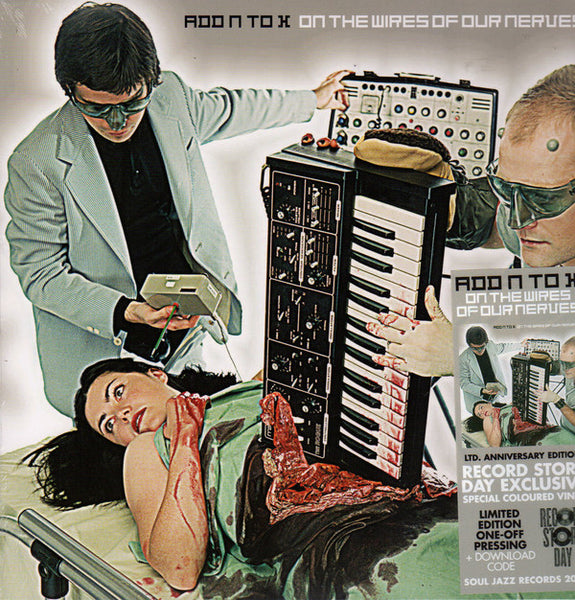 Add N To (X) ‎– On The Wires Of Our Nerves (1998) - New LP Record Store Day 2021 Soul Jazz RSD Silver Vinyl & Download - Electronic / Synth-pop / Electro - Shuga Records