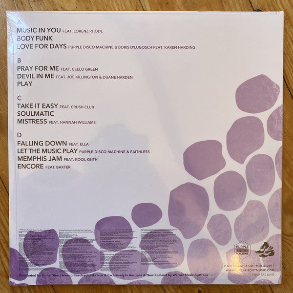 Purple Disco Machine ‎– Soulmatic (2017) - New 2 LP Record Store Day 2021 Sweat It Out! UK Import RSD Gold Vinyl & Numbered - Electronic / House / Nu-Disco - Shuga Records