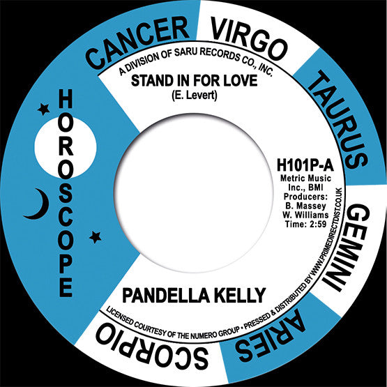 Pandella Kelly – Stand In For Love / Loves Needed (1971) - New 7" Single Record Store Day 2021 Horoscope UK RSD Vinyl - Soul / Funk - Shuga Records