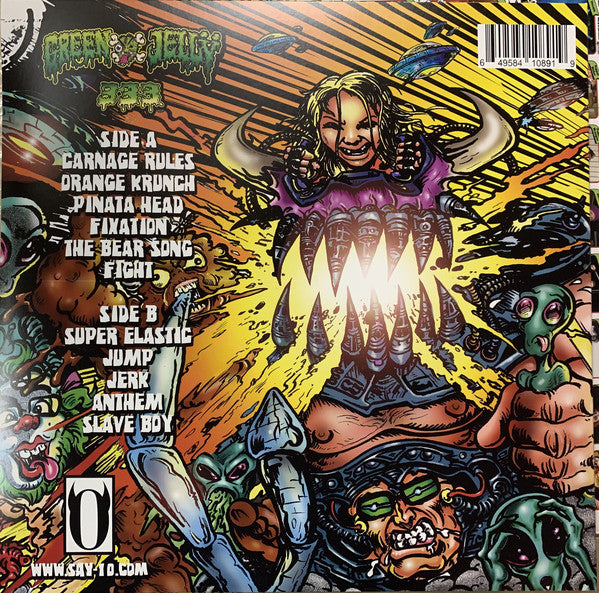 Green Jellÿ ‎– 333 - New LP Record Store Day 2021 Say-10 USA RSD Red With Black Splatter Vinyl & Poster - Alternative Rock - Shuga Records