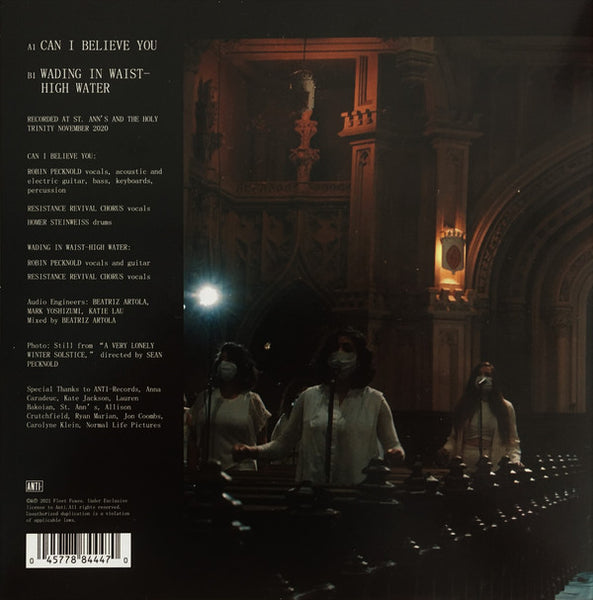 Fleet Foxes Feat. Resistance Revival Chorus ‎– Can I Believe You / Wading In Waist-High Water - New 7" Single Record Store Day 2021 Anti RSD Gold Vinyl - Indie Rock - Shuga Records