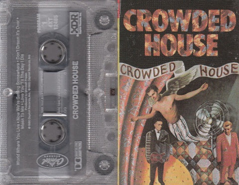 Crowded House – Crowded House- Used Cassette 1986 Capitol Tape- Rock/ New Wave