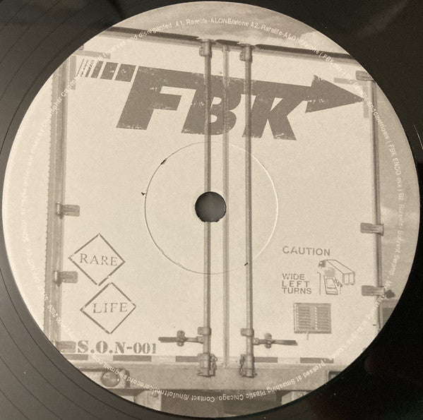Rarelife ‎– ALONE/alone - New 12" Single 2021 Shut Off Notice USA Vinyl - Techno - Shuga Records