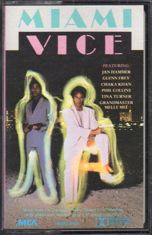 Various – Miami Vice - Music From The Television Series - Used Cassette 1985 MCA Tape - Electro / Synth-pop