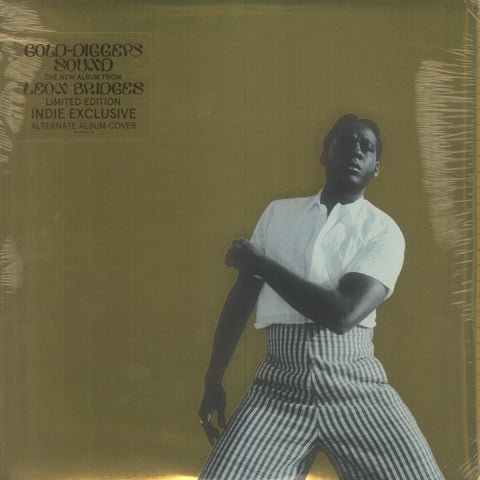Leon Bridges ‎– Gold-Diggers Sound - Mint-  Record 2021 Columbia USA Indie Exclusive Vinyl, Foil Cover & Booklet - Soul / R&B / Gospel