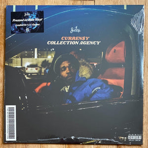 Curren$y – Collection Agency - Mint- LP Record 2021 Empire Jet Life Blue Vinyl - Hip Hop