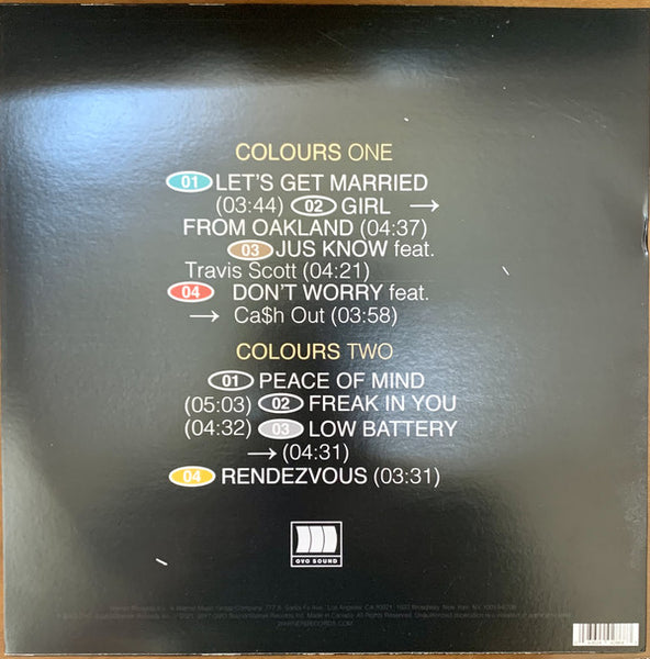 PARTYNEXTDOOR – Colours - New LP Record OVO Sound Europe White Vinyl - R&B / Hip Hop / Soul