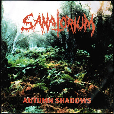 Sanatorium – Autumn Shadows - Mint- 7" EP Record 1996 Erebos Productions View Beyond Slovakia Pink Vinyl - Death Metal