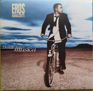 Eros Ramazzotti – Donde Hay Música (1996) - New 2 LP Record 2021 Sony Europe Import Transparent Blue 180 gram Vinyl & Poster - Pop / Europop