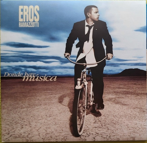 Eros Ramazzotti – Donde Hay Música (1996) - New 2 LP Record 2021 Sony Europe Import Transparent Blue 180 gram Vinyl & Poster - Pop / Europop - Shuga Records