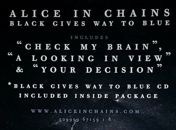 Alice In Chains ‎– Black Gives Way To Blue - New 2 LP Record 2009 Virgin USA Clear Vinyl  & CD - Alternative Rock / Hard Rock - Shuga Records
