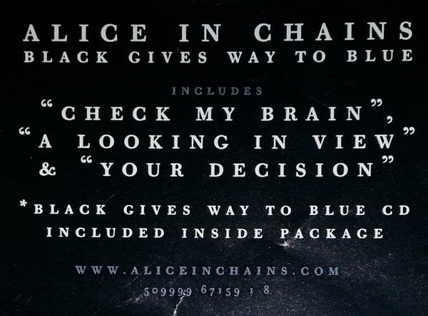 Alice In Chains ‎– Black Gives Way To Blue - New 2 LP Record 2009 Virgin USA Clear Vinyl  & CD - Alternative Rock / Hard Rock