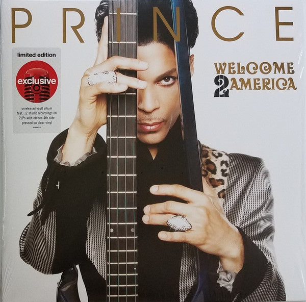 Prince - Welcome 2 America - New 2 LP Record 2021 NPG Sony USA Clear Vinyl & Download - Pop Rock / Funk / Minneapolis Sound - Shuga Records