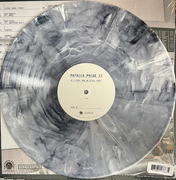 Patrick Paige II ‎– If I Fail Are We Still Cool? - New LP Record 2021 Smokey Translucent Indie Exclusive Vinyl - Hip Hop - Shuga Records