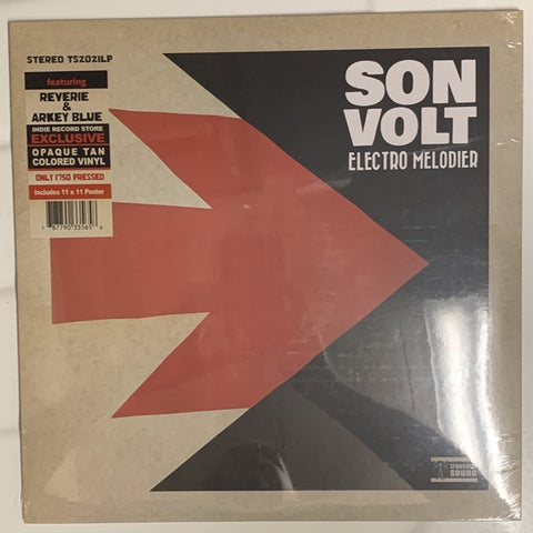 Son Volt ‎– Electro Melodier - New LP Record 2021 Thirty Tigers Tan Vinyl & Poster - Alternative Rock / Folk Rock