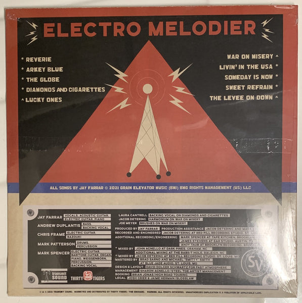 Son Volt ‎– Electro Melodier - New LP Record 2021 Thirty Tigers Tan Vinyl & Poster - Alternative Rock / Folk Rock - Shuga Records