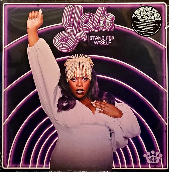 Signed Autographed - Yola - Stand For Myself - New LP Record 2021 Easy Eye Sound USA Indie Exclusive Neon Pink Vinyl - Soul / R&B / Gospel / Pop - Shuga Records