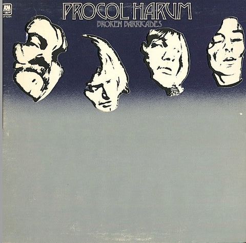 Procol Harum – Broken Barricades - VG+ LP Record 1971 A&M USA Vinyl - Prog Rock