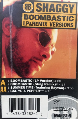 Shaggy – Boombastic / Summer Time - Used Cassette Single 1995 Virgin Tape - Dancehall / Reggae-Pop