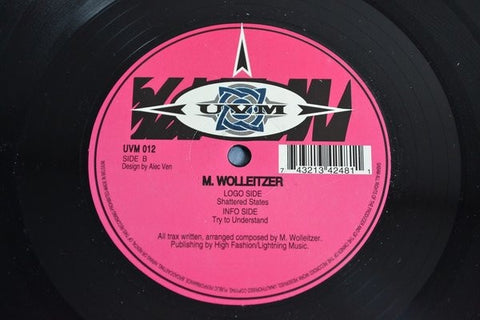 M Wolleitzer – Shattered States / Try To Understand - New 12" Single Record 1996 Unique Vinyl Movement Belgium Vinyl - Trance / Trance House