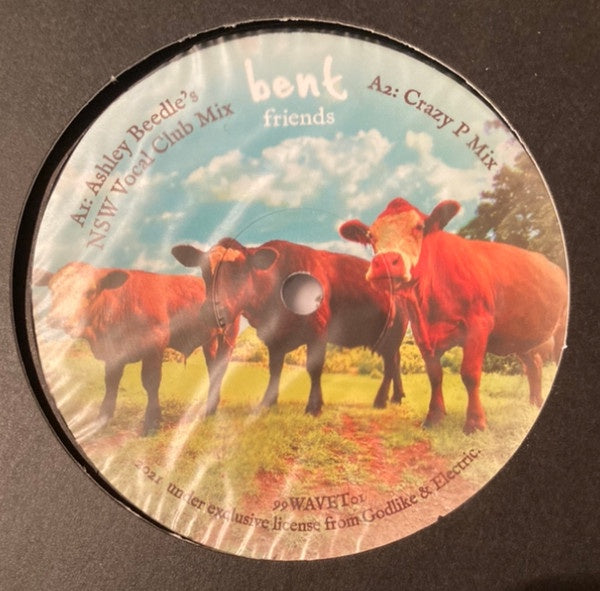 Bent – Friends - New 12" Single Record 2021 UK Import 99:Wave Vinyl - Nu-Disco / House - Shuga Records