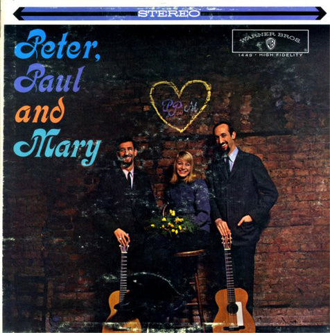 Peter, Paul And Mary ‎– Peter, Paul And Mary - VG+ LP Record 1962 Warner USA Stereo Vinyl - Folk