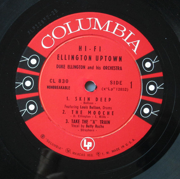 Duke Ellington And His Orchestra ‎– Hi-Fi Ellington Uptown - VG+ 1956 Mono USA (Original Press 6 Eye Label) - Jazz - Shuga Records