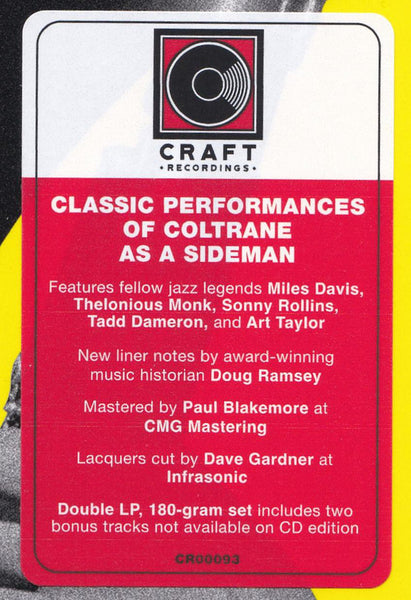 John Coltrane – Another Side Of John Coltrane - New 2 LP Record 2021 Craft Europe Import 180 gram Vinyl - Jazz / Modal / Bop - Shuga Records