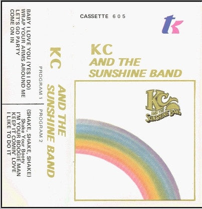 KC And The Sunshine Band – KC And The Sunshine Band (Part 3) - Used Cassette 1976 T.K. Tape - Disco