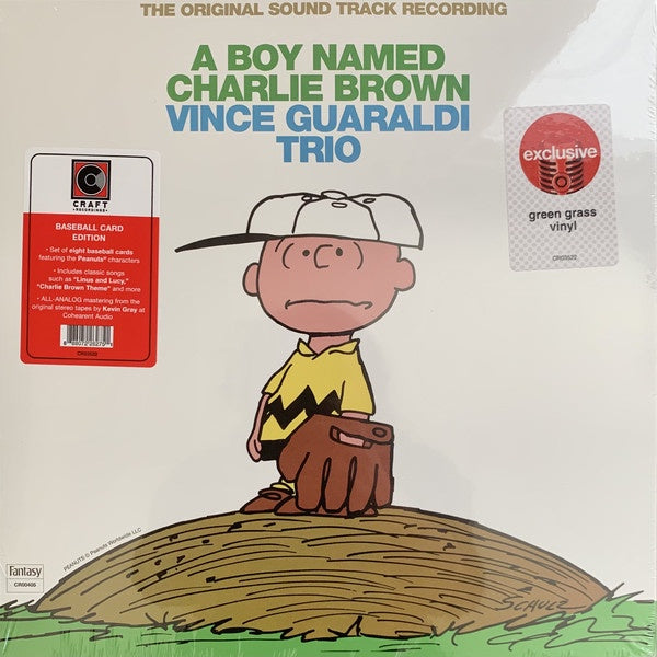 Vince Guaraldi Trio – A Boy Named Charlie Brown (1964) - New LP Record 2021 Fantasy Target Exclusive Green Grass Vinyl & Cards - Soundtrack / Cool Jazz - Shuga Records